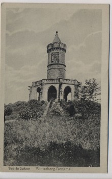 AK Saarbrücken Winterberg-Denkmal 1910