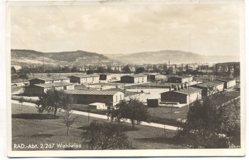 AK Wahlwies R.A.D. RAD.-Abt.2/267 Barackenansicht b. Stockach 1939 RAR