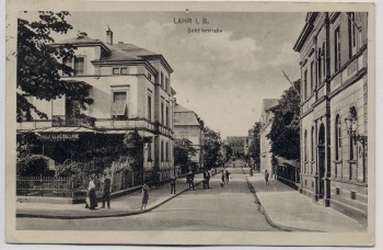 AK Lahr in Baden Schillerstraße Feldpost 1915
