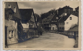 VERKAUFT !!!   AK Foto Alt München Quellenstraße in der Au 1930