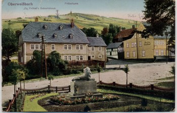 VERKAUFT !!!   AK Oberweißbach Thüringer Wald Fröbelturm Geburtshaus 1933