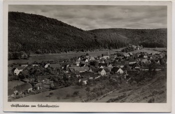 VERKAUFT !!!   AK Foto Aufhausen am Schenkenstein Ortsansicht bei Bopfingen 1940