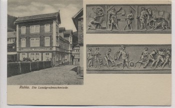 AK Ruhla Die Landgrafenschmiede 1910