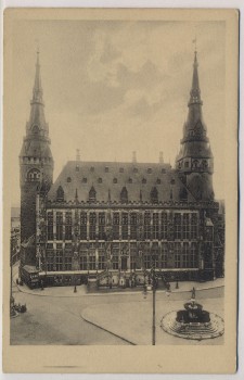 AK Aachen Rathaus 1920