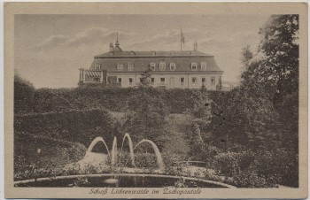 VERKAUFT !!!   AK Schloss Lichtenwalde im Zschopautale Niederwiesa 1922