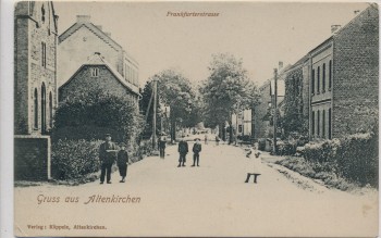 VERKAUFT !!!   AK Gruss aus Altenkirchen Westerwald Frankfurter Straße 1910 RAR