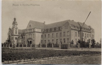 AK Neuss St. Kamillus Pflegehaus Glehner Weg 1919 RAR