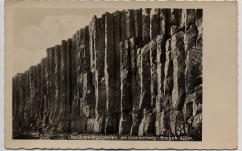 AK Foto Orgelpfeifen am Scheibenberg im Erzgebirge 1930