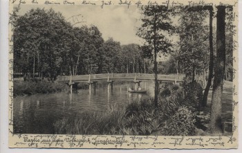 VERKAUFT !!!   AK Berlin Charlottenburg Nord Partie aus dem Volkspark Jungfernheide 1938