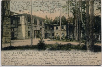 AK Sophienheilstätte bei Bad Berka 1902