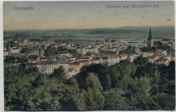 VERKAUFT !!!   AK Eberswalde Panorama vom Aussichtsturm gesehen 1911