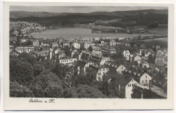 AK Gablonz a. N. Jablonec nad Nisou Teilansicht mit Talsperre Tschechien 1940