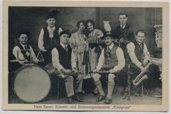 AK Hans Epner Konzert- und Stimmungsensemble Königseer 1930
