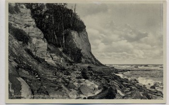 AK Samland Warnicken Lesnoje bei Groß Kuhren Primorje Steilküste an der Wolfsschlucht Ostpreußen Russland 1935