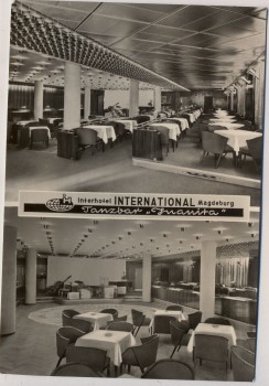 AK Magdeburg Interhotel International Tanzbar Juanita 1975