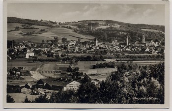 AK Foto Deggendorf an der Donau Ortsansicht 1930 AK Foto Deggendorf an der Donau Ortsansicht 1930