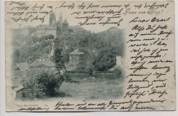 VERKAUFT !!!   AK Gruss aus Prag Praha Der Hradschin Tschechien 1910