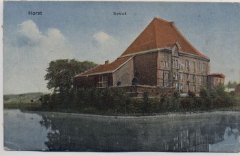 AK Gelsenkirchen Horst Schloß 1918 RAR