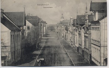 AK Naunhof Gartenstraße bei Leipzig 1911