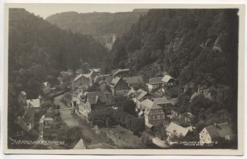 AK Foto Herrnskretschen Hřensko Böhmen Elbe Tschechien 1928