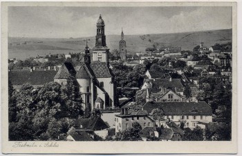 AK Trebnitz Trzebnica Ortsansicht Schlesien Polen 1940