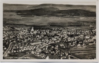 AK Foto Trossingen vom Flugzeug aus Fliegeraufnahme Luftbild 1940
