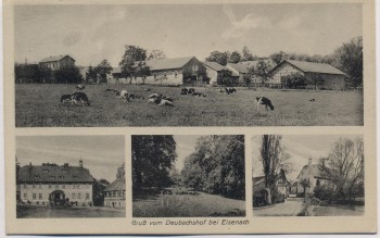 AK Gruß vom Deubachshof bei Eisenach 1920 RAR