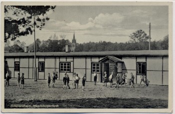 AK Foto Magdeburgerforth Schullandheim mit Kindern bei  Möckern 1936