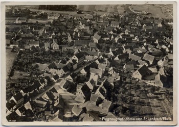 VERKAUFT !!! AK Foto Enkenbach / Pfalz Flugzeugaufnahme 1941 VERKAUFT !!! AK Foto Enkenbach / Pfalz Flugzeugaufnahme 1941