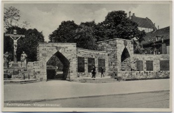 AK Recklinghausen Krieger-Ehrenmal 1935 RAR