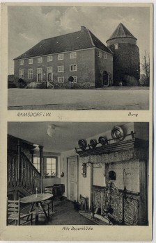 VERKAUFT !!!   AK Ramsdorf in Westfalen Burg Heimatmuseum Alte Bauernküche 1935