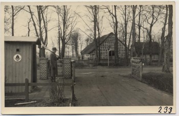 AK Foto Ihlienworth Eingang Wache Hausansicht RAD Abteilung Wilder Jäger Wode 4/173 1935 RAR