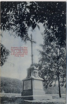 VERKAUFT !!!   AK Česká Skalice Böhmisch Skalitz Denkmal 1866 Tschechien 1910