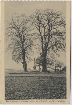 AK Hořiněves bei Hradec Králové Schlachtfeld bei Königgrätz 1866 Linden am Rejdisti Tschechien 1914