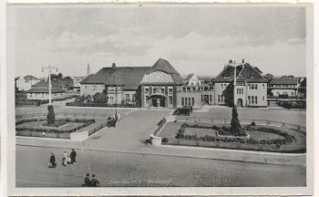 AK Saarlautern Bahnhof Saarlouis 1940