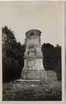 AK Foto Probluz bei Hradec Králové Schlachtfeld bei Königgrätz 1866 Denkmal Albert von Sachsen Tschechien 1930