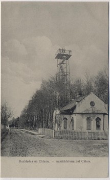 AK Bojiště u Hradec Králové Schlachtfeld bei Königgrätz 1866 Aussichtsturm auf Chlum Tschechien 1910