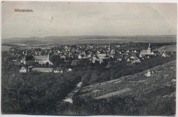 AK Winnenden Ortsansicht 1917
