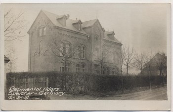 VERKAUFT !!!   AK Foto Speicher (Eifel) Hausansicht mit Hecke 1918 RAR