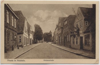 AK Preetz in Holstein Kirchenstraße 1910 RAR