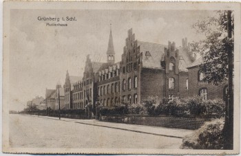 AK Grünberg in Schlesien Zielona Góra Mutterhaus Polen 1920