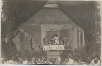 AK Foto Erlangen Theater Märchen Schneewittchen und die sieben Zwerge 1914