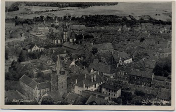 AK Helmstedt Fliegeraufnahme Ortsansicht 1935