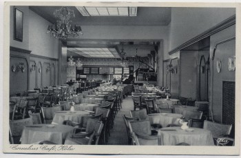 AK Köln Cornelius-Cafe Innenansicht Hohenzollernring 58 1940 RAR