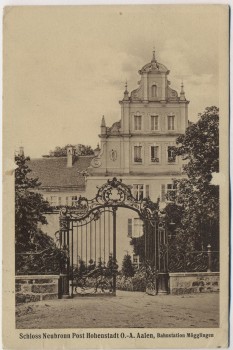 VERKAUFT !!!   AK Schloss Neubronn Post Hohenstadt Aalen Bahnstation Mögglingen Abtsgmünd 1916 RAR