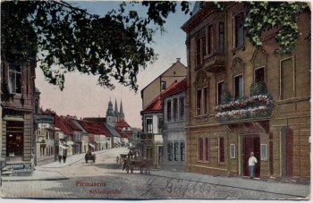 AK Pirmasens Schloßstraße 1920