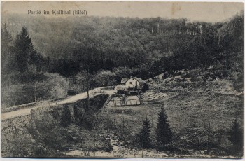 VERKAUFT !!!   AK Gruß aus Simmerath Partie im Kalltal Eifel 1910