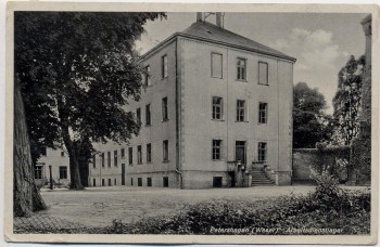 VERKAUFT !!!   AK Petershagen an der Weser Arbeitsdienstlager 1939 RAR
