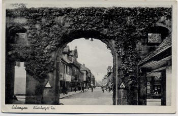 AK Erlangen Nürnberger Tor 1940