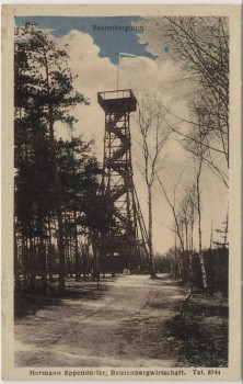 AK Chemnitz Beutenbergturm Beutenberg Zeisigwald 1927 RAR